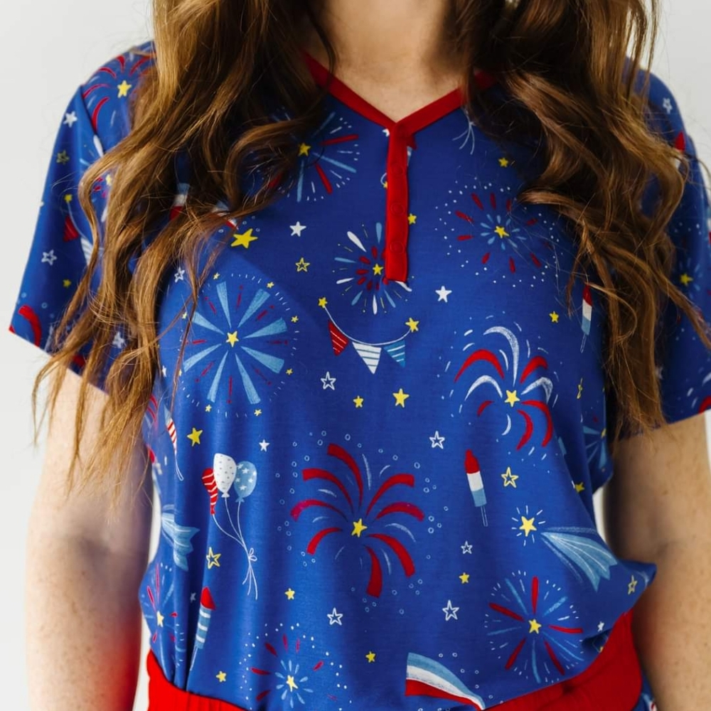Little Sleepies Firecracker Top